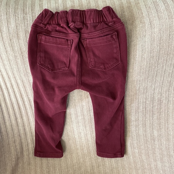 Burgundy “Ballerina” jeggings - Picture 3 of 4